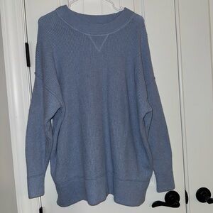 Aerie Oversized Sweater - Light Blue